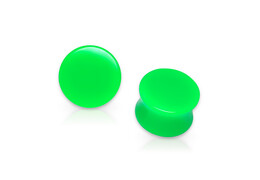 Плаги салатовый акрил