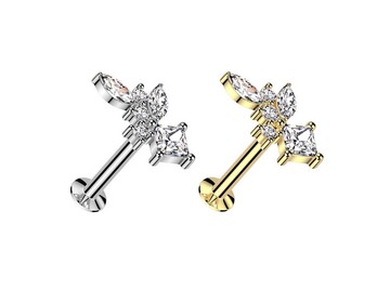 Безрезьбовой лабрет флерия