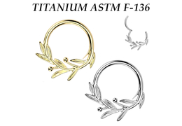 Кликер из титана Ti Metal оливковая ветвь