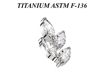 Кластер из титана Ti Metal люмия