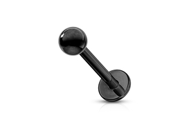 Лабрет Black electro with ball