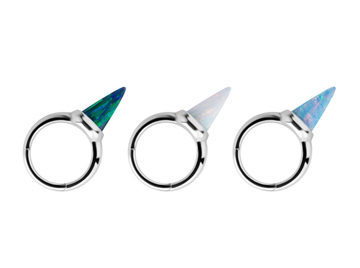 Кликер Steel and Silver с опаловым конусом