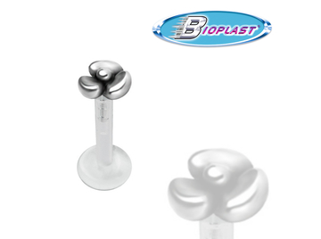 Лабрет из биопласта цветок