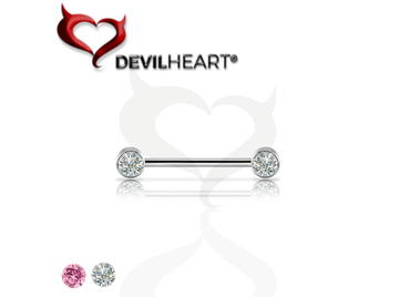 Украшение для груди Devil Heart с Premium Zirconia