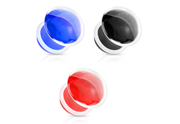 Плаги яркое стекло