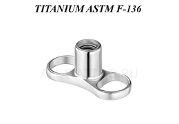 Якорь микродермала Steel and Silver мини