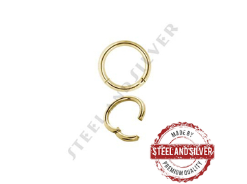 Кликер Steel and Silver 1-2мм с золотым покрытием