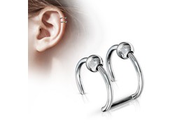 Обманка двойное кольцо с шариками