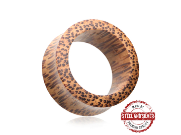 Тоннели Steel and Silver из кокосовой пальмы, пара