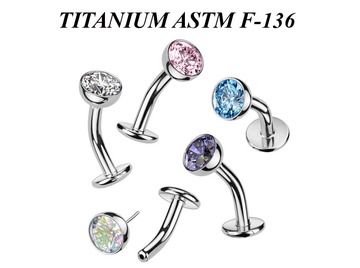 Безрезьбовой банан из титана с диском