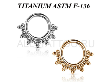 Кликер из титана Ti Metal амадина